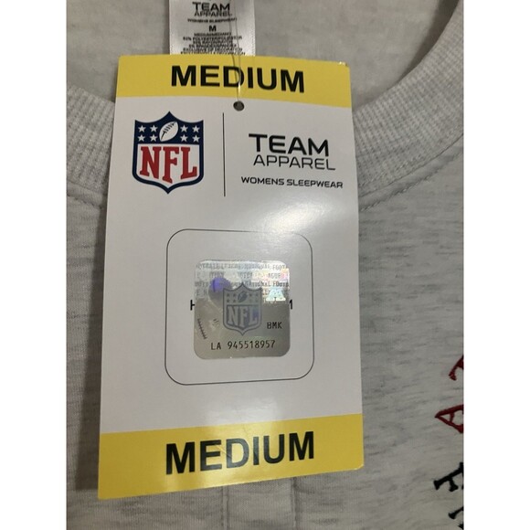 Women’s Atlanta Falcons Henley Shirt Long Sleeve NFL M Official Team Gear NWT - Picture 9 of 9